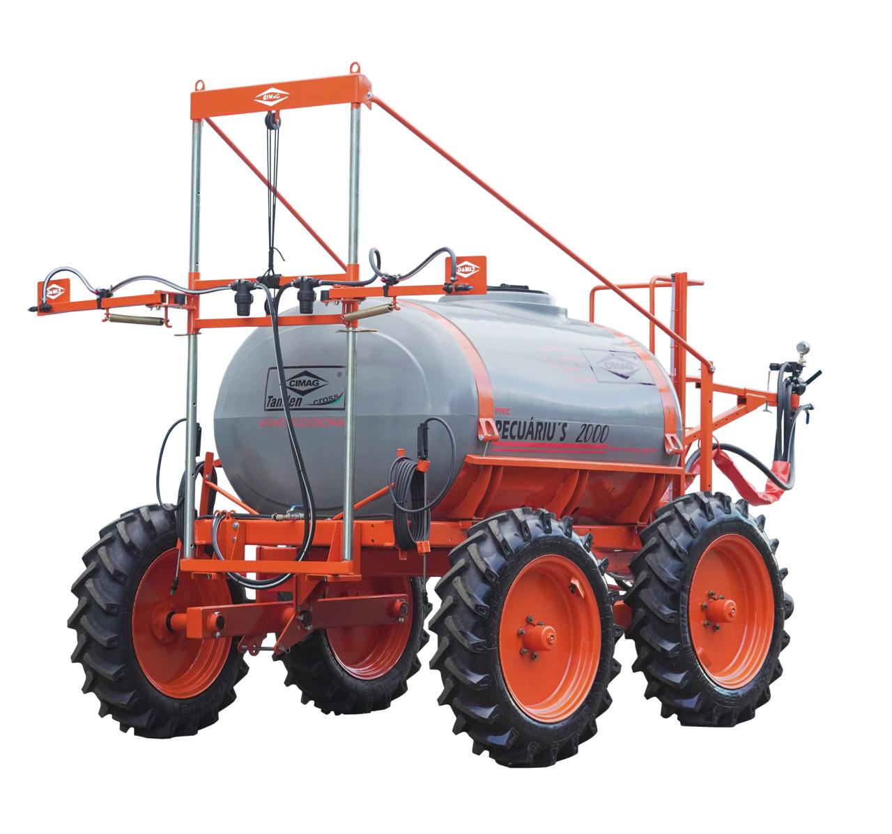PULVERIZADOR PECUÁRIO 2000L 4R ARO 24'' - CIMAG - Imagem 2