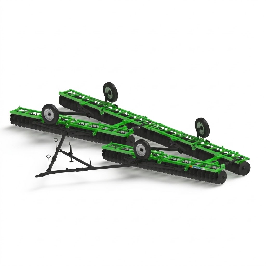 GANF (P)(R) D - Grade Niveladora Flutuante dupla com pneu